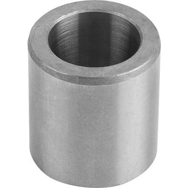 Drill bushing, DIN 179 Mild steel. Rounded top. IDxODxH: 27x42x45 mm, Kipp, Mfr#: K1021.A2700X45
